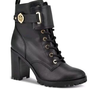 BRAND NEW Tommy Hilfiger Women's Prussia Black Boots Bootie Size 10(Retail $149)